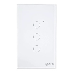 [ITWF-516] Igoto - Interruptor WIFI Triple [Blanco]