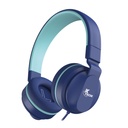 [XTH-356] Xtech - Audifonos AVID Alambricos Para Niños con Microfono y Limitacion de Volumen