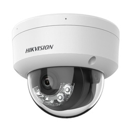 [DS-2CD1163G2-LIUF] Hikvision - Cámara Domo IP [6Mp] 30 mts IR + 30 mts Luz Blanca Micrófono Integrado Antivandálico IK08 ACUSENSE Lite Exterior IP67 H.265 PoE ONVIF Micro SD Lente 2.8 mm