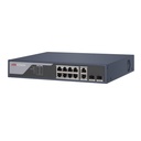 [DS-3E1310P-SI]  Hikvision - Switch PoE Administrable de Rack 1U 8 Puertos a Gigabit