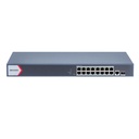 [DS-3E1518P-EI/M] Hikvision - Switch Gigabit Administrable 16 Puertos PoE / 1 Puerto UPLINK / 1 SFP