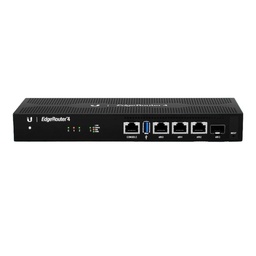 [ER-4] Ubiquiti - EdgeRouter 4 con 3 Puertos 10/100/1000 Mbps + 1 Puerto SFP con Funciones Avanzadas de Ruteo