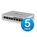 [US-8-60W-5] Ubiquiti - Switch UniFi Administrable Capa 2 de 8 Puertos Gigabit 4 Puertos Gigabit PoE 802.3af y 4 Puertos Gigabit Ethernet 60W
