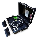 [WPF-NAP-8C-C] Wireplus - Caja de Distribucion NAP [Completa] FTTH para Exteriores 8 Hilos Fibra Optica