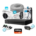 [KITCAM05] Hikvision/HiLook - Kit Cámaras de Seguridad 16CH 8 Domo Metal 8 Bullet ColorVu HD 1080P [2MP] 1Tb con Accesorios
