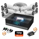 [KITCAM11] Hikvision - Kit Cámaras de Seguridad 8CH  8 Bullet Metalico HD 720P [1MP] 480Gb con Accesorios