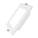 [509CCL-3CCT] Lucerna - Lampara Panel Driver/Integrado LED Compact Lumen 9W 5" 3K 4K 65K Tres tonos Cuadrada Empotrar 720lm