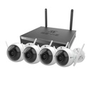 [CS-BW3844-A0E60] Ezviz - Kit de Cámaras Wifi NVR X5S Inalámbrico  + 4 Cámaras H3c [4MP] No incluye Disco Duro