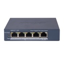 [DS-3E1505P-EI/M(O-STD)] Hikvision - Switch Smart PoE Gigabit de 4 Puertos