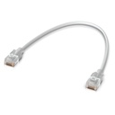 [UACC-Cable-Patch-EL-0.15M-W] Ubiquiti - UniFi UniFi Etherlighting Patch Cord Cable Conector RJ45 Translucido [15 cm]