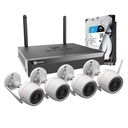 [KITCAM14] Ezviz - Kit Cámaras de Seguridad Inalambricas 8CH NVR X5S + 4 Bullet C3TN HD [3MP] + 1Tb