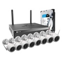 [KITCAM15] Ezviz - Kit Cámaras de Seguridad Inalambricas 8CH NVR X5S + 8 Bullet C3TN HD [3MP] + 1Tb