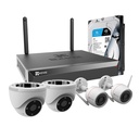 [KITCAM18] Ezviz - Kit Cámaras de Seguridad Inalambricas 8CH NVR X5S + 2 Bullet C3TN HD [3MP] + 2 Domo H4 HD [3MP] + 1Tb