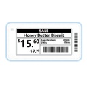 [DHI-ESL-E021C-NF] Dahua - Etiqueta ESL [C] 2.1" Congeladores 3 Colores B/W/R NFC Carcaza Blanca