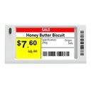 [DHI-ESL-E4026A-N] Dahua - Etiqueta ESL [A] 2.6" 4 Colores B/W/R/Y NFC Carcaza Blanca