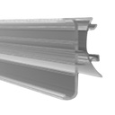 [DHI-ESL-BR05-1200] Dahua - Soporte ESL de Carril de Estantería Universal #01 Compatible: E015A, E015C, E018A, E021A, E021C, E021C-F, E026A, E026C, E026C-F, E029A, E029C, E037C-N, E042A, E042B-PN [36.5x20.3/1200mm] Ajustable Según Borde Frontal Material PVC