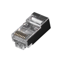 [ATB-RJ456A] Beconnect - Conector RJ45 Blindado Categoria 6A FTP [50 unidades]