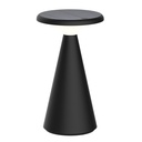 [S-FUNGHI-N] Lucerna - Lampara Decorativa Solar Funghi Negra [203mm x 115mm] Base recargable 2000mAh IP44 