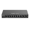 [RG-EG210G-P-V3] Ruijie/Reyee - SMB Router Balanceador SD-WAN PoE+ 110w 10 Gigabit (8 Puertos PoE) Soporta 4x WAN 200 clientes 1.000 Mbps