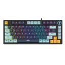 [MK875V2-NAB(RD)] Fantech -Teclado Atom 81 alambrico SW Rojo [Azul Navy]