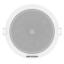 [DS-QAE0206G1-V(O-STD)] Hikvision - Altavoz Montaje en Plafón 6 Watts 100V Rejilla de Metal Color Blanco Uso Interior