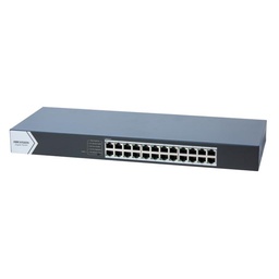 [DS-3E0524-E(C)] Hikvision - Switch para Montaje en Rack de 24 Puertos a 10/100/1000 Mbps