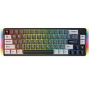 [MK919-BK-DGYLGY(RD)] Fantech -Teclado Atom PRO66  inalambrico SW Rojo [Negro]