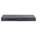 [DH-CS4226-24ET-240] Dahua - Switch de 26 Puertos 24 Puertos PoE 10/100 2 Uplink 10/100/1000 + 2 Puertos SFP 240 Watts Totales Administrable en la Nube por DoLynk Care PoE Hasta 250 Metros Switching 8.8 Gbps