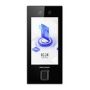 [DS-K1T344EBFWX-E1] Hikvision - Terminal Facial Min Moe con Lector de Huellas y Tarjetas MIFARE 3000 Rostros 3000 Huellas Pantalla 4.5" Administrable en la Nube con Hik-Connect Teams Exterior IP65 PoE WiFi