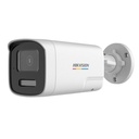 [DS-2CE12DF3T-LXTS] Hikvision - Cámara HD Bullet Smart-Hybrid Light 1080P [2MP] Lente 2.8mm con Audio Integrado Bidireccional [Metal/Plástico]