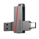[ASUSB256GB] Astra - Pendrive USB 256Gb Dual Slim 3.2