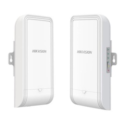 [DS-3WF3000-EI-5AC/P(O-STD)] Hikvision - Kit Punto de Acceso (AC) PTP y PTMP en 5 GHz PoE Hasta 867 Mbps Salida PoE (Alimenta una Cámara) Antena Sectorial de H: 50 MIMO 2X2 8 dBi de Ganancia Uso en Exterior