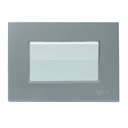 [Z512-S] Igoto - Interruptor Simple Largo Serie Z [Plata]