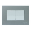 [Z514-S] Igoto - Interruptor Doble Largo Serie Z [Plata]