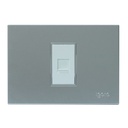 [Z402-S] Igoto - Toma Telefonica Serie Z [Plata]