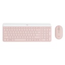 [MK470-PINK] Logitech - Teclado + Mouse Inalambrico [Español] [Rosado]