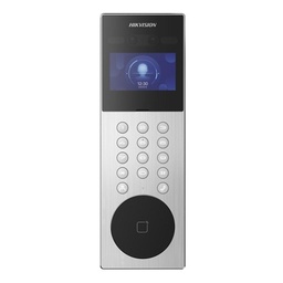 [DS-KD9203-MFE6(O-STD)] Hikvision - Videoportero IP Multiapartamento con Reconocimiento Facial Llamada a App HikConnect (requiere monitor) Protección IP65 Apertura por Rostro, Tarjeta M1 o App