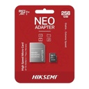[HS-TF-C1-256GB/Adapter] Hiksemi - Memoria Flash 256GB microSDXC Clase 10 NEO con Adaptador