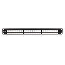 [WP-PPBLANK-24] Wireplus - Patch Panel para Montaje en Rack Modular 24 Puertos 1U 19" (Vacio)