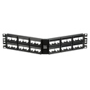 [CPPLA48WBLY] Panduit - Patch Panel Modular de Angulo de 48 Puertos Mini-Com 2 RU [Negro]