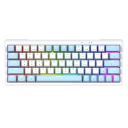 [MK611-BLWH(RS)] Fantech - Teclado Atom X63 Cableado SW Rosie [Ame Azul]
