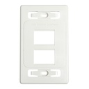 [MX-FP-S-04-02-B] Siemon - Placa de Pared Modular MAX de 4 Salida Color Blanco Version bulk [Sin Empaque Individual]