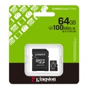 [SDCS3/64GB] Kingston - Tarjeta de Memoria Micro SD 64GB Canvas Select Plus S3 100MB/s UHS-I Clase 10