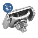 [LS-CLIP-2] Wiretech - Kit de Empalme para escalerilla [2 Unidades]