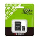 [SDCS3/256GB] Kingston - Tarjeta de Memoria Micro SD 256GB Canvas Select Plus S3 100MB/s UHS-I Clase 10