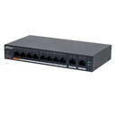 [DH-CS4010-8ET2GT-60] Dahua - Switch Cloud L2 PoE de 10 Puertos con 8 Puertos RJ-45 PoE (10/100 Mbps) y 2 Puertos RJ-45 Uplink (Gigabit) Gestión en la Nube Carcasa Metálica Total PoE 60W [Administrable]