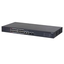 [DH-CS4220-16GT-190-V2] Dahua - Switch Cloud L2 PoE de 20 Puertos con 16 Puertos RJ-45 PoE (Gigabit) 2 Puertos RJ-45 Uplink (Gigabit) y 2 Puertos SFP Uplink (1000 Mbps) Gestión en la Nube Carcasa Metálica Total PoE 190W [Administrable]