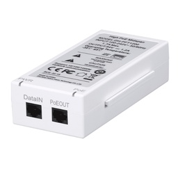 [PFT1200] Dahua - Inyector Hi-Poe Midspan Gigabit Soporta PoE PoE+ Hi-PoE 60W para PTZ Indicadores Led de Status Funciona con Extensor PFT1300 para conexión en Cascada