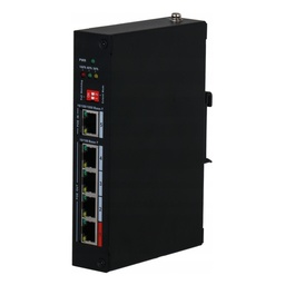 [DH-PFT1500] Dahua - Extensor PoE de 5 Puertos con 4 Salidas PoE y 1 Entrada PoE (4 Puertos 10/100Mbps 1 Puerto Uplink 10/100/1000Mbps PoE In 3 Puertos PoE Out 802.3af/at 1 Puerto PoE Out 802.3bt) PoE Watchdog PoE Extendido hasta 250m