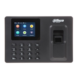 [DHI-ASA1222E] Dahua - Control de Asistencia con Pantalla de 2.4" (1.000 Usuarios 2.000 Huellas 1.000 Claves 100.000 registros) Puerto USB para Interiores